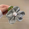 Wholesale Hair Ring Fabric Handmade Plants Flowers Style For Women