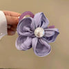 Wholesale Hair Ring Fabric Handmade Plants Flowers Style For Women