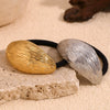 Wholesale Hair Ring Stainless Steel 18K Gold Plated Olive Shell Grain Shape Hair Rope For Women