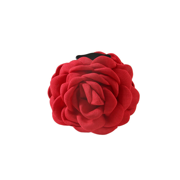 Wholesale Hair Shark Clip Cloth Handmade Fashion Plant Flowers Hair Accessories