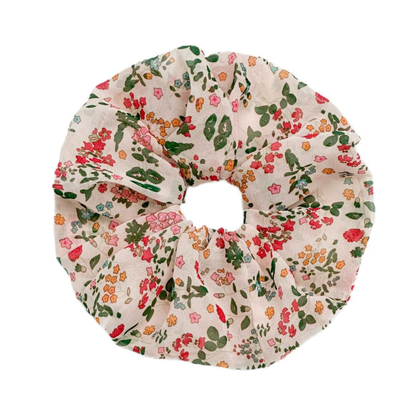Wholesale Hair Tie For Women Floral Cloth High Elasticity Handmade