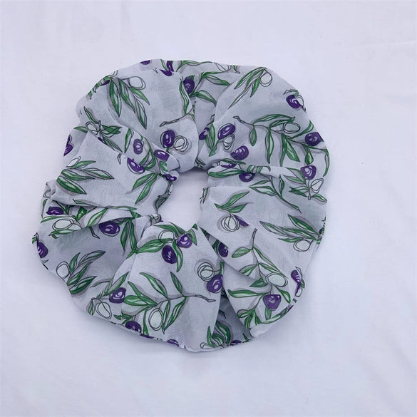 Wholesale Hair Tie For Women Floral Cloth High Elasticity Handmade