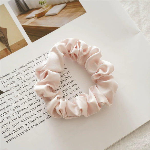 Wholesale Hair Tie Rope Fabric Handmade Black And White Fan Small Intestine Ring High Elastic Accessories