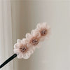 Wholesale Hair Twister Silk Handmade Flower U Shape Design