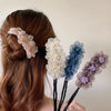 Wholesale Hair Twister Silk Handmade Flower U Shape Design