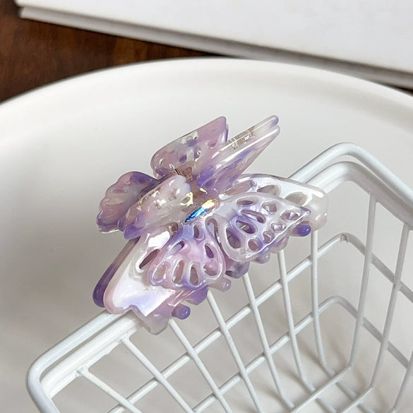 Wholesale Hairpin Acetic Acid Handmade Doublelayer Hollow Butterfly Sweet Style For Women