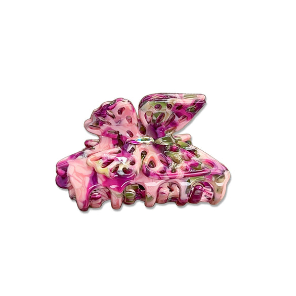 Wholesale Hairpin Acetic Acid Handmade Doublelayer Hollow Butterfly Sweet Style For Women