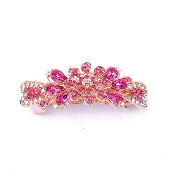 Wholesale Hairpin Alloy Bow Spring Clip Electroplated Headwear Accessories For Women