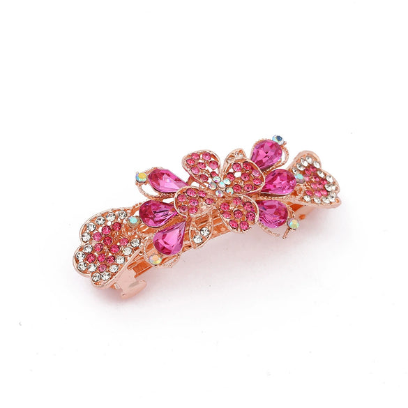 Wholesale Hairpin Alloy Bow Spring Clip Electroplated Headwear Accessories For Women