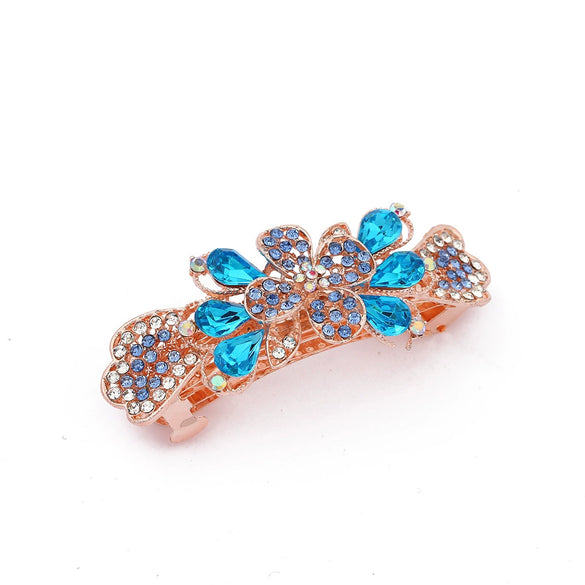 Wholesale Hairpin Alloy Bow Spring Clip Electroplated Headwear Accessories For Women