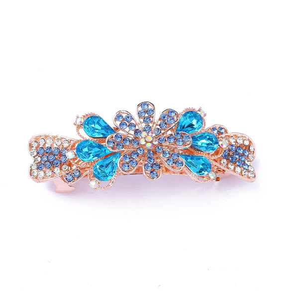 Wholesale Hairpin Alloy Bow Spring Clip Electroplated Headwear Accessories For Women