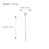 Wholesale Hairpin Alloy Heart Shape Electroplated Natural Style For Girls