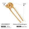 Wholesale Hairpin Stainless Steel Electroplated Geometric Light Luxury Jewelry