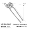 Wholesale Hairpin Stainless Steel Electroplated Geometric Light Luxury Jewelry