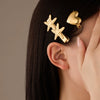 Wholesale Hairpin Stainless Steel 18K Goldplated Starfish Heart Design