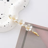 Wholesale Hairpin Zinc Alloy Cat's Eye Butterfly Crystal Flower Electroplating Design For Women