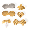 Wholesale Hairpins Stainless Steel Doublelayer Bow 18K Gold Electroplated For Women