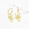 Wholesale Halloween Creative Scorpion Animal Geometric Copper Electroplated Earrings For Women