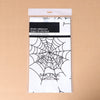 Wholesale Halloween Disposable Tablecloth In Black And White With Spider Web Pattern Made Of Plastic For Holiday Arrangement Decoration