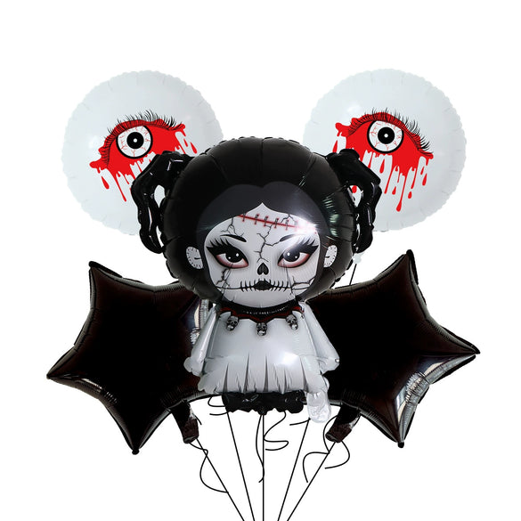 Wholesale Halloween Pumpkin Witch Shape Aluminum Film Foil Balloon For Party Decoration