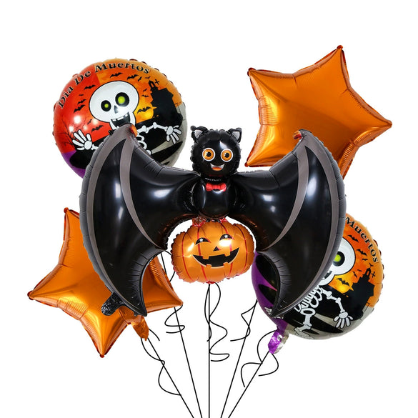 Wholesale Halloween Pumpkin Witch Shape Aluminum Film Foil Balloon For Party Decoration