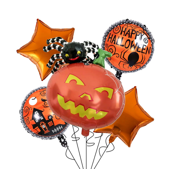 Wholesale Halloween Pumpkin Witch Shape Aluminum Film Foil Balloon For Party Decoration
