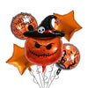 Wholesale Halloween Pumpkin Witch Shape Aluminum Film Foil Balloon For Party Decoration