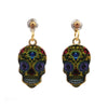 Wholesale Halloween Punk Skull Earrings Made Of Alloy With Cartoon Characters Design