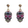 Wholesale Halloween Punk Skull Earrings Made Of Alloy With Cartoon Characters Design