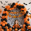 Wholesale Halloween Theme Party Decoration Pumpkin Flag Latex Bat Balloon Set