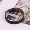 Wholesale Hand Jewelry Geometric Copper And Genuine Leather Electroplating Adjustable Bracelet