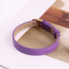 Wholesale Hand Jewelry Geometric Copper And Genuine Leather Electroplating Adjustable Bracelet