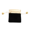 Wholesale Hand Jewelry Gift Bag Flannel Striped Hot Stamping For Bracelet Necklace