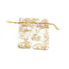 Wholesale Hand Jewelry Gift Bag Flannel Striped Hot Stamping For Bracelet Necklace
