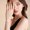Wholesale Hand Jewelry S925 Silver Natural Pearl Handmade French Light Luxury Electroplating Women's Simple Minimalist Style