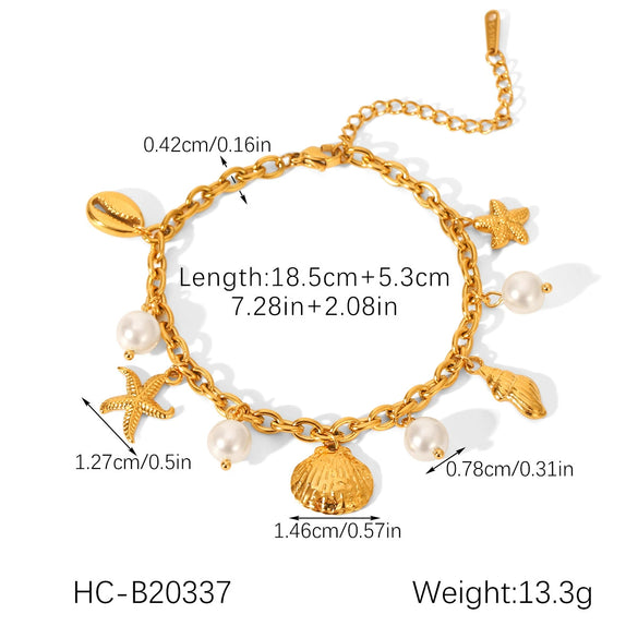 Wholesale Hand Jewelry Stainless Steel Electroplated Bracelet For Women With Heart Star Geometric Animal Zodiac Patterns