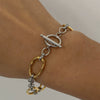 Wholesale Hand Jewelry Stainless Steel Geometric Electroplated Allmatch Simple Niche Highgrade Women's Bracelet