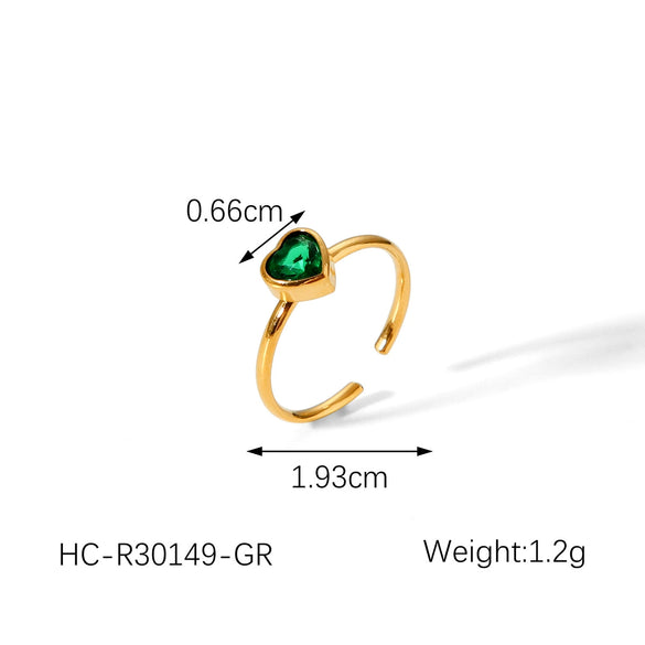 Wholesale Hand Jewelry Stainless Steel Open Ring With Butterfly Snakeshaped Starfish Heart Flower Geometric Animal Zodiac Patterns Electroplated