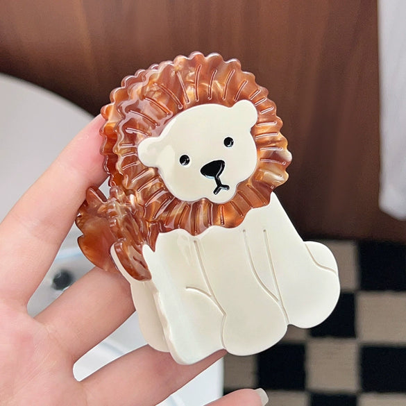 Wholesale Handmade Acetic Acid Animal Cartoon Hair Clips For Women