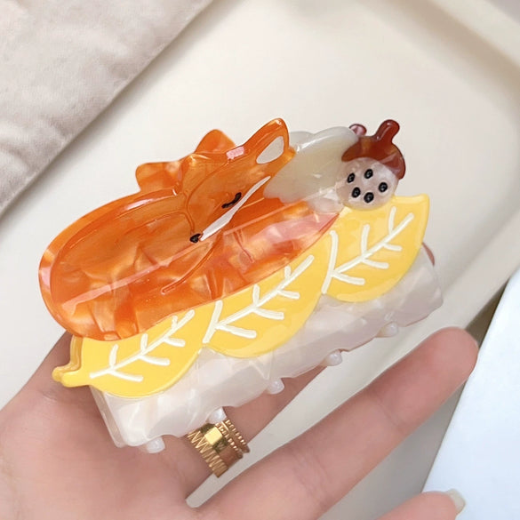 Wholesale Handmade Acetic Acid Animal Cartoon Hair Clips For Women