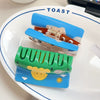 Wholesale Handmade Acetic Acid Cartoon Animal Rectangular Hair Grab Clip For Women