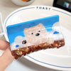Wholesale Handmade Acetic Acid Cartoon Animal Rectangular Hair Grab Clip For Women