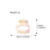 Wholesale Handmade Acetic Acid Cute Women's Hair Grip Clip For Horsetail And Bangs Fixing