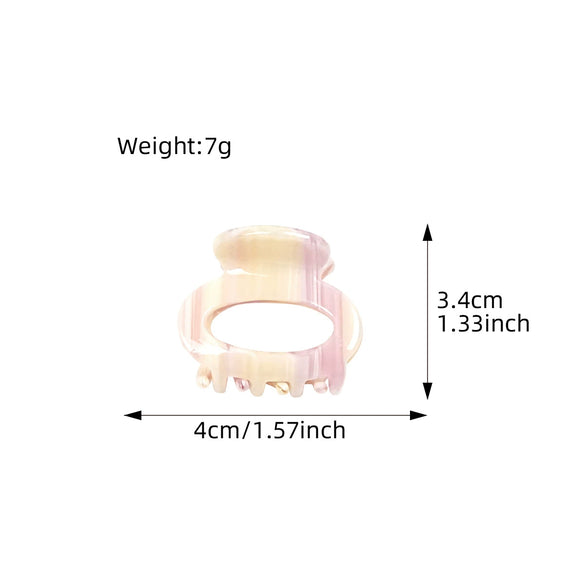 Wholesale Handmade Acetic Acid Cute Women's Hair Grip Clip For Horsetail And Bangs Fixing