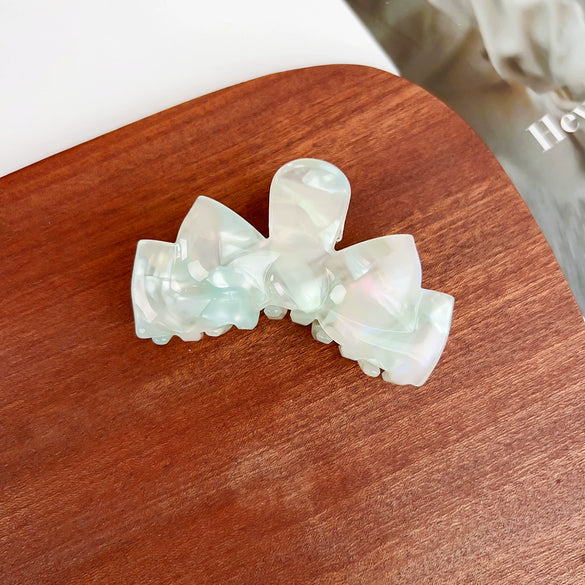 Wholesale Handmade Acetic Acid Elegant Bow Hair Clip For Women