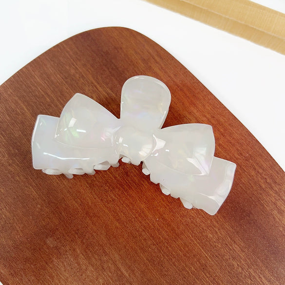 Wholesale Handmade Acetic Acid Elegant Bow Hair Clip For Women