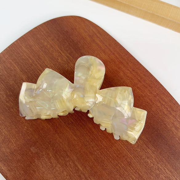 Wholesale Handmade Acetic Acid Elegant Bow Hair Clip For Women