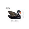 Wholesale Handmade Acetic Acid Hair Clip With Black And White Swan Design Sweet Style Grip Clip For Women