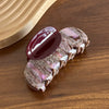 Wholesale Handmade Acetic Acid Hair Clips With Highend Feel Floral And Leopard Patterns For Women