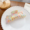 Wholesale Handmade Acetic Acid Hair Grab Clip With Geometric And Flower Style For Women